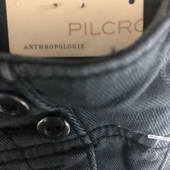 NWT Pilco Anthropologie Highrise Skinny SlateGray Stretch Waist Pocket Detail 30 - Picture 12 of 14